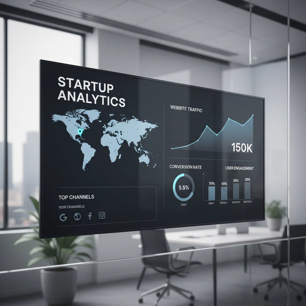 marketing analytics dashboard nz startups, interpreting google analytics for nz small business owners related visual