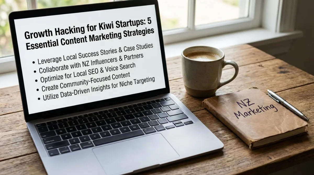 Content marketing examples NZ startups related visual