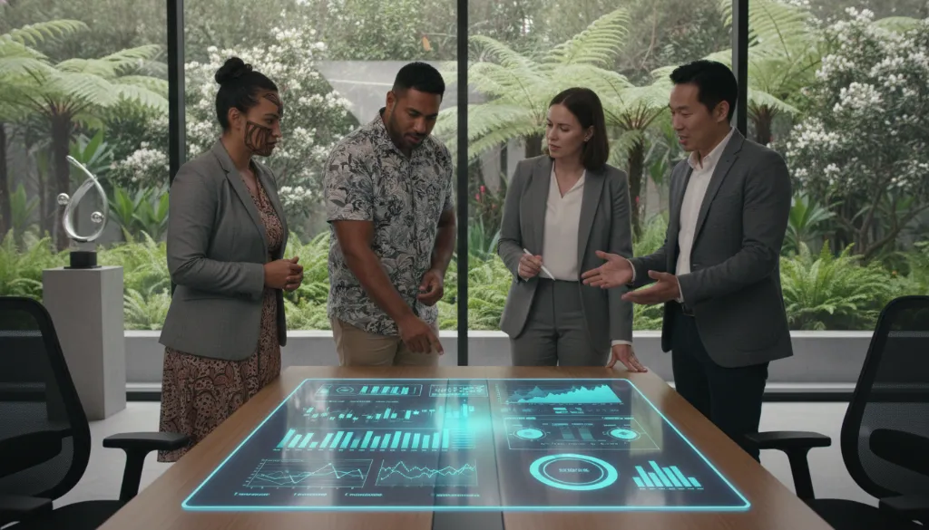 Digital marketing strategies NZ team collaborating