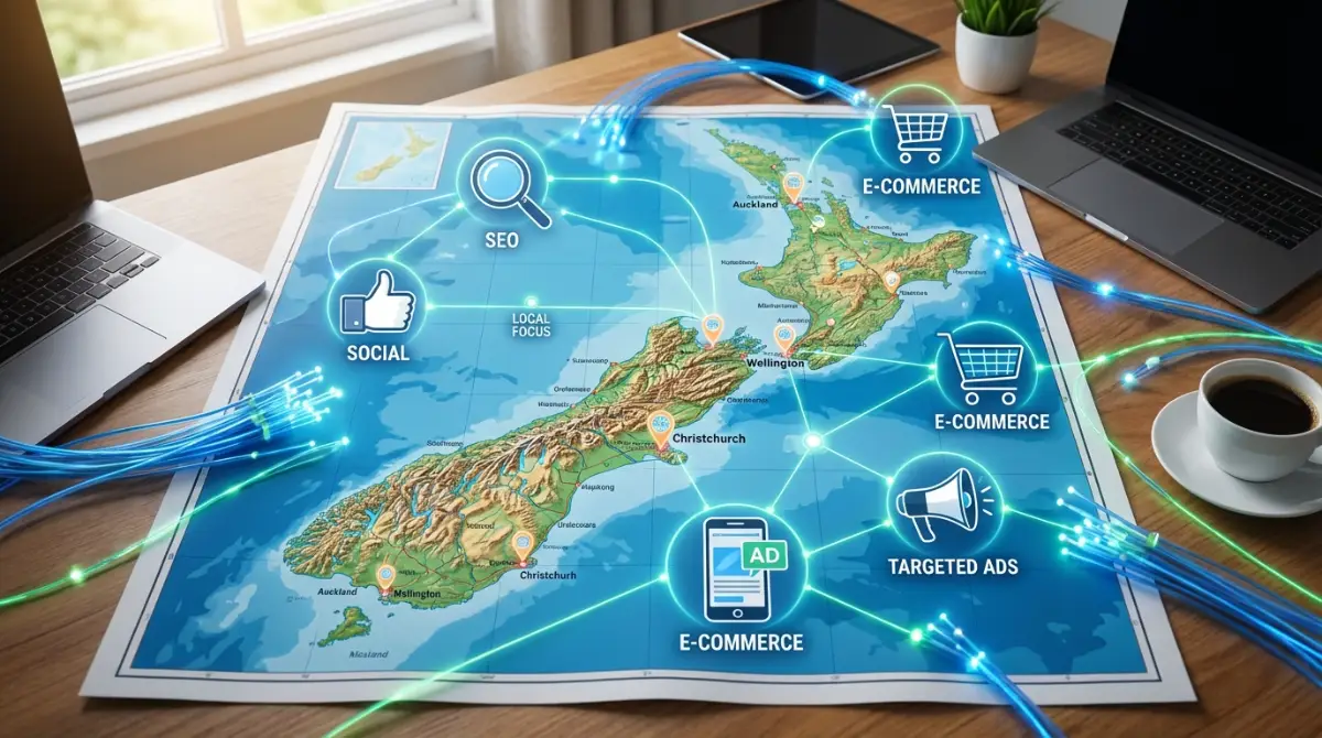 online advertising strategies New Zealand related visual