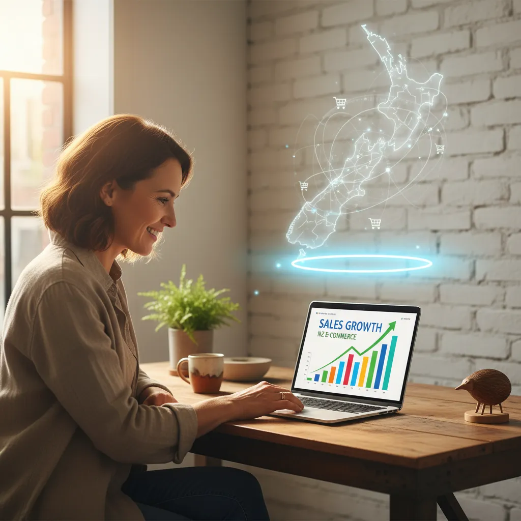 New Zealand small business owner optimising ecommerce seo