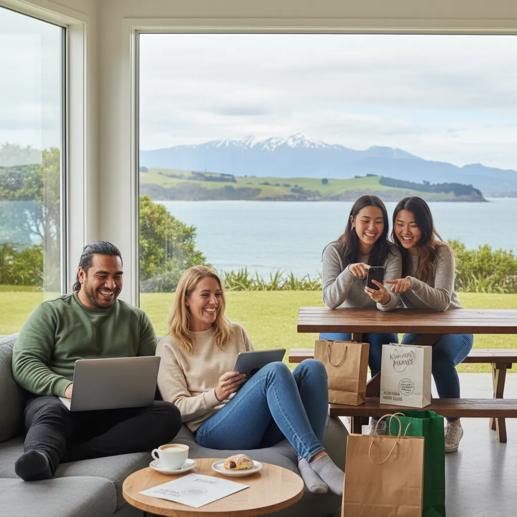 Kiwis shopping online via optimised ecommerce stores