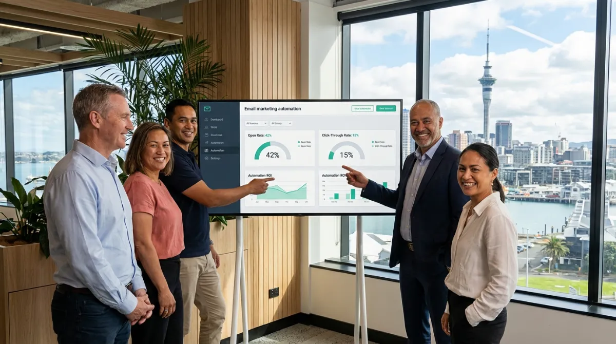 email marketing automation for New Zealand businesses related visual - platform choice