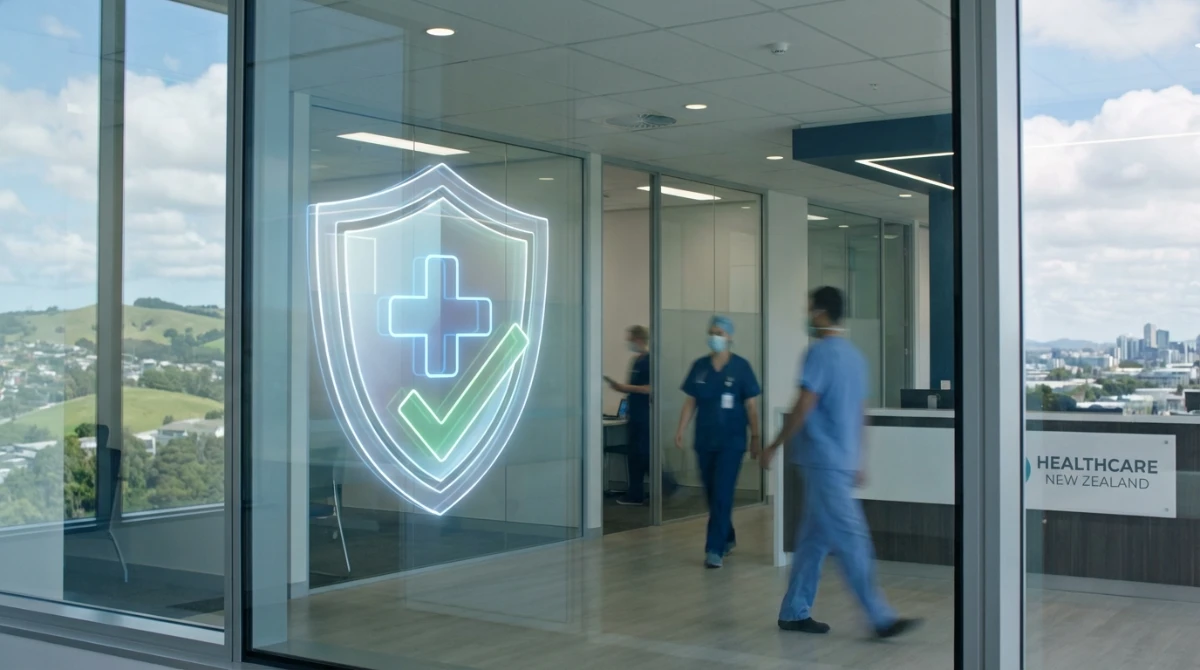 Shield symbolizing compliance with healthcare marketing regulations New Zealand