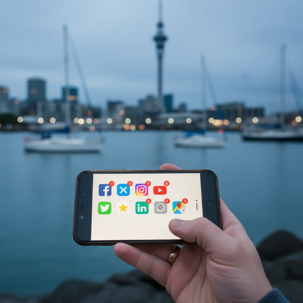 Monitoring online reviews for Auckland businesses