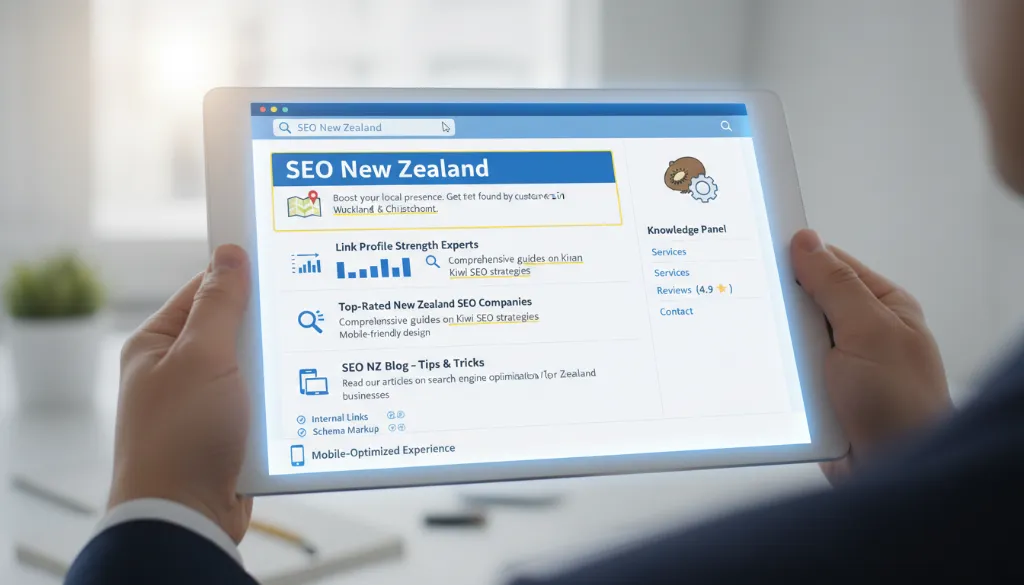 SEO New Zealand related visual