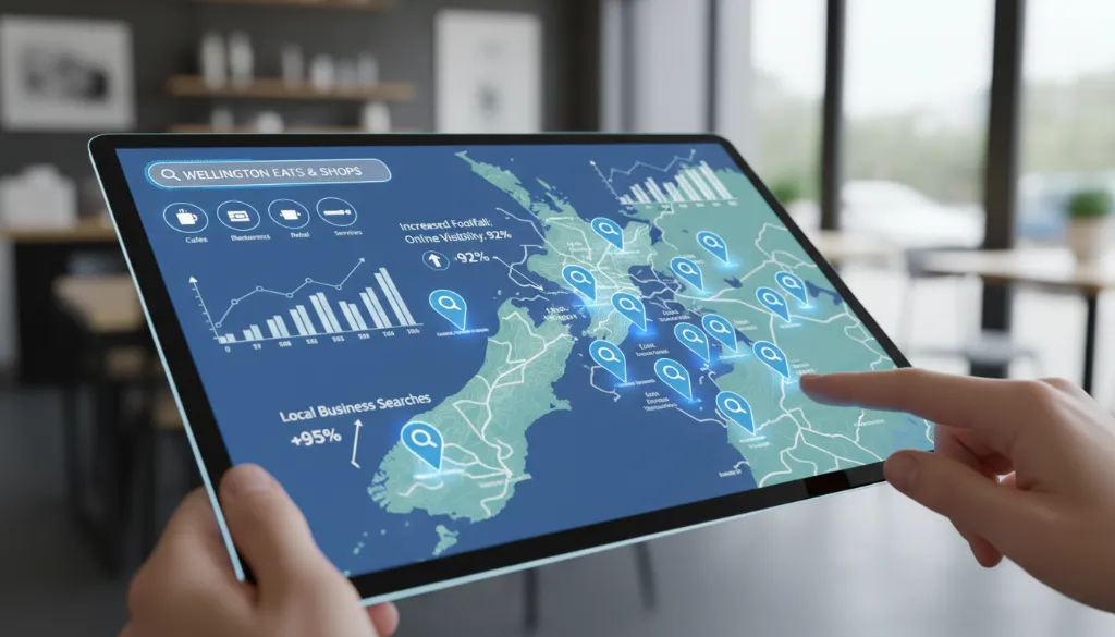 Local SEO services for Wellington small businesses map