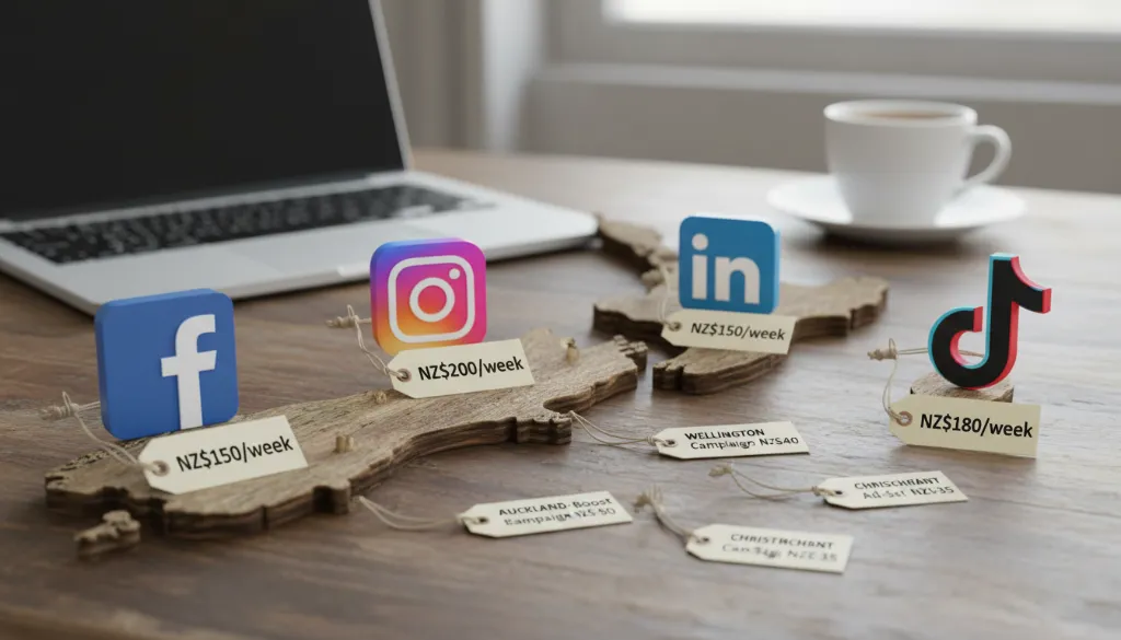 Overview of social media advertising costs New Zealand