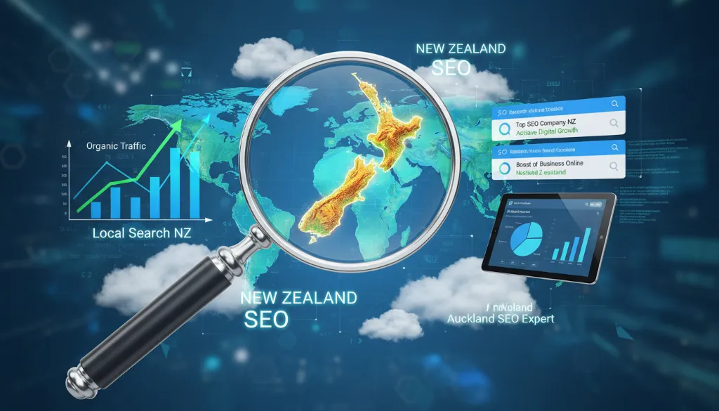 SEO Services New Zealand related visual